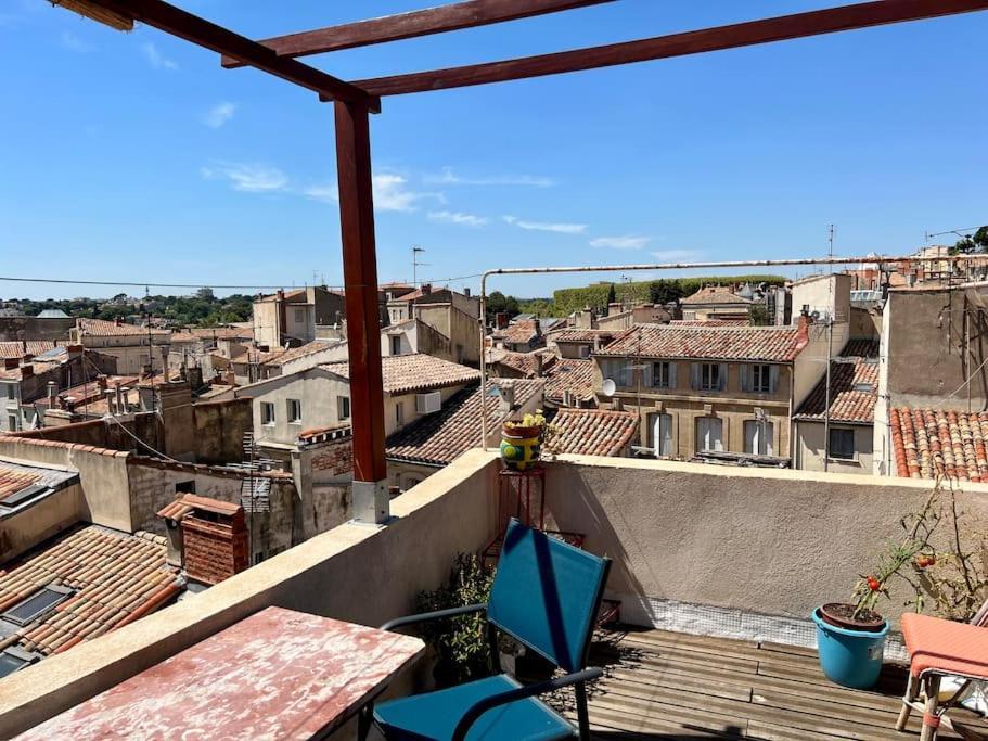 Une Ambiance Boheme Sur Les Toits De Sainte-Anne Montpellier Bagian luar foto